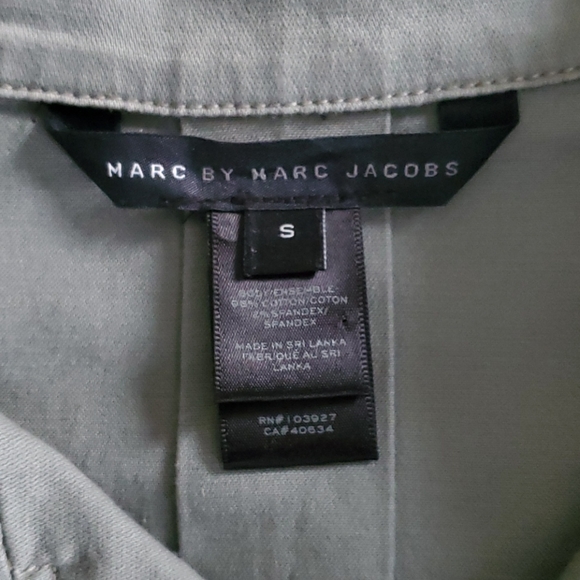 MARC BY MARC JACOBS || Fatigue Green Utility Jacket. Sz. S - Picture 10 of 14